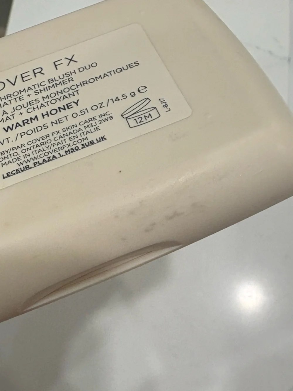 Cover FX monochromatic blush duo - Warm Honey